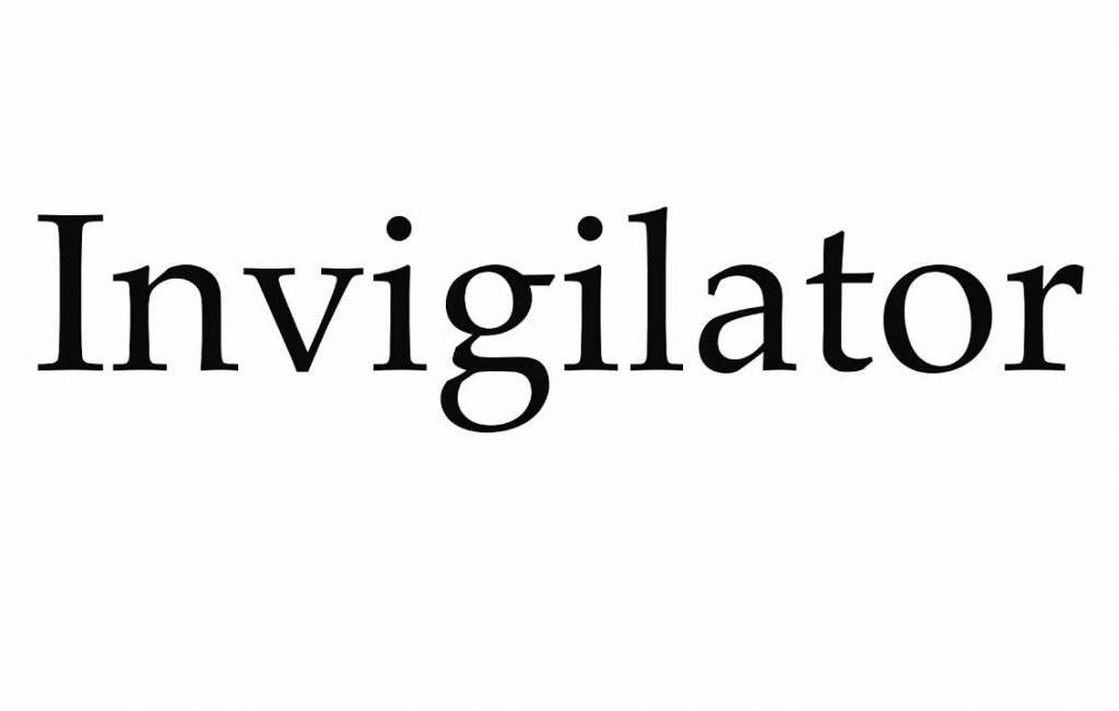 Invigilator meaning in hindi